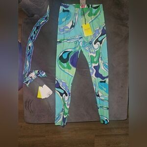 Pucci Multicolor Patterned Leggings